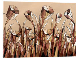 Cuadro de metacrilato Terracotta Flowers - Maria Tuzhilkina