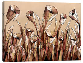 Leinwandbild Terracotta Flowers - Maria Tuzhilkina