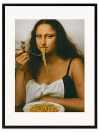 Gerahmter Kunstdruck Mona Tasty