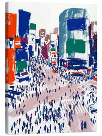 Leinwandbild Tokio, Shibuya Kreuzung - Peter Roder