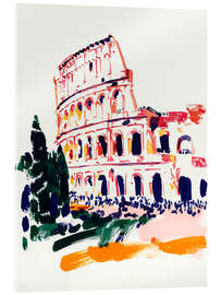 Acrylglasbild Rom, Kolosseum - Peter Roder