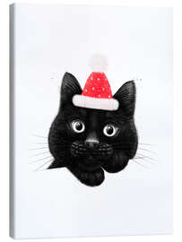 Leinwandbild Weihnachtskatze