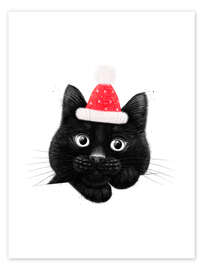 Poster Weihnachtskatze