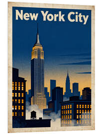 Hartschaumbild New York City Reisekunst