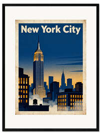 Gerahmter Kunstdruck New York City Reisekunst