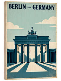 Holzbild Berlin Reisekunst