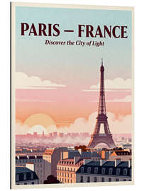 Alubild Paris Reisekunst