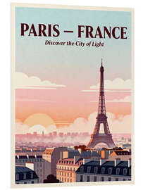 Hartschaumbild Paris Reisekunst