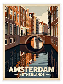 Poster Amsterdam Reisekunst