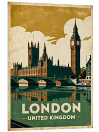 Hartschaumbild London Reisekunst