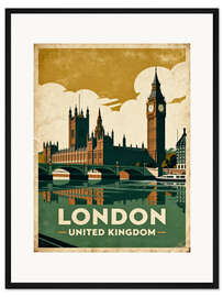 Gerahmter Kunstdruck London Reisekunst