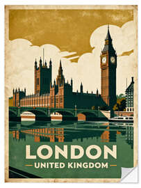 Wandsticker London Reisekunst