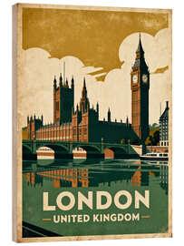 Holzbild London Reisekunst