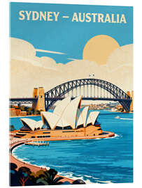 Acrylglasbild Sidney Reisekunst