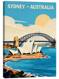 Leinwandbild Sidney Reisekunst