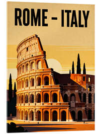 Acrylglasbild Rom Reisekunst