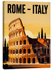 Leinwandbild Rom Reisekunst