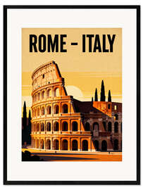 Gerahmter Kunstdruck Rom Reisekunst