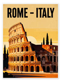 Wandbild Rom Reisekunst - artill