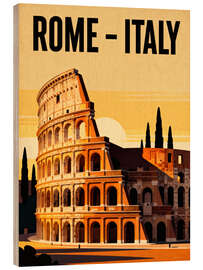 Holzbild Rom Reisekunst