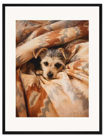 Gerahmter Kunstdruck Geborgenheit im Morgenlicht