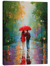 Leinwandbild Farbrausch der Liebe - artill