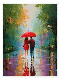 Poster Farbrausch der Liebe - artill