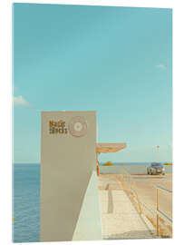 Acrylglasbild Minimale Parkplatzanlage am Atlantik - Michael Schulz Dostal