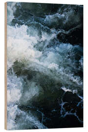 Stampa su legno Wave in the sea - Nils Steiner