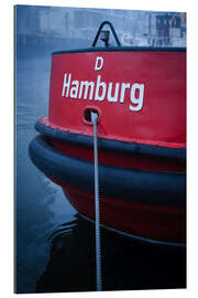 Quadro em plexi-alumínio Tugboats in the Port of Hamburg - Nils Steiner