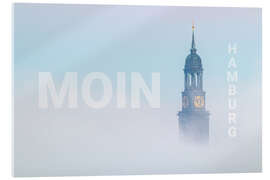 Acrylglasbild Moin im Nebel, Hamburg - Nils Steiner