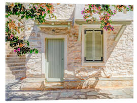 Acrylglasbild Mediterraner Türrahmencharme - Assaf Frank