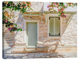 Leinwandbild Mediterraner Türrahmencharme - Assaf Frank