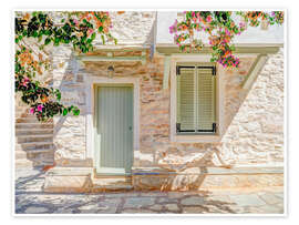 Wandbild Mediterraner Türrahmencharme - Assaf Frank