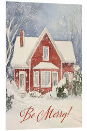 Hartschaumbild Be Merry! - treechild