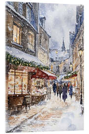 Acrylglasbild Weihnachtseinkäufe