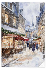 Wandsticker Weihnachtseinkäufe