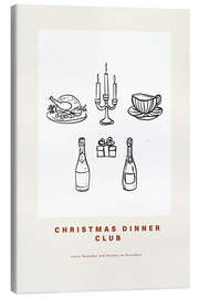 Leinwandbild Christmas Dinner Club - treechild