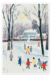 Wandbild Ein schöner Wintertag - treechild