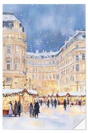 Wandsticker Weihnachtsmarkt II - treechild