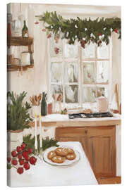 Leinwandbild Weihnachtsküche