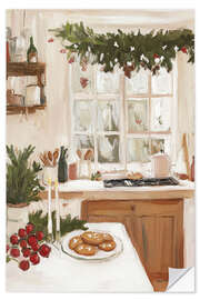 Wandsticker Weihnachtsküche