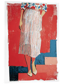 Acrylglasbild Blooming Lines