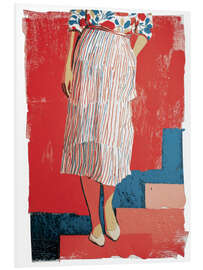 Hartschaumbild Blooming Lines