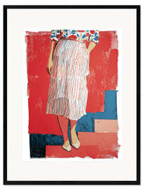 Gerahmter Kunstdruck Blooming Lines