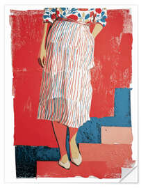 Wandsticker Blooming Lines