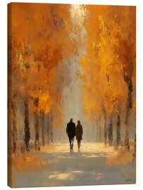 Leinwandbild Gemeinsam durch den Herbst - artill