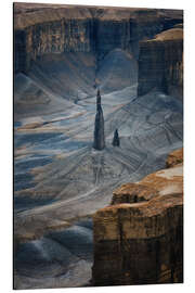 Tableau en aluminium Crazy Utah Desert Landscape - Martin Podt