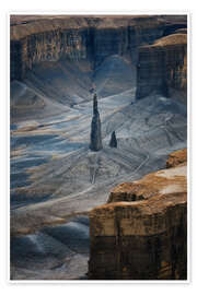 Poster Verrückte Wüstenlandschaft Utahs - Martin Podt