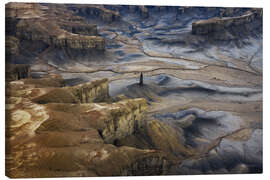 Leinwandbild Wüstenlandschaft von Utah, USA - Martin Podt